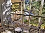Balcony - 2 Bedroom Ski-In Condo - Chateaux DuMont - Keystone CO